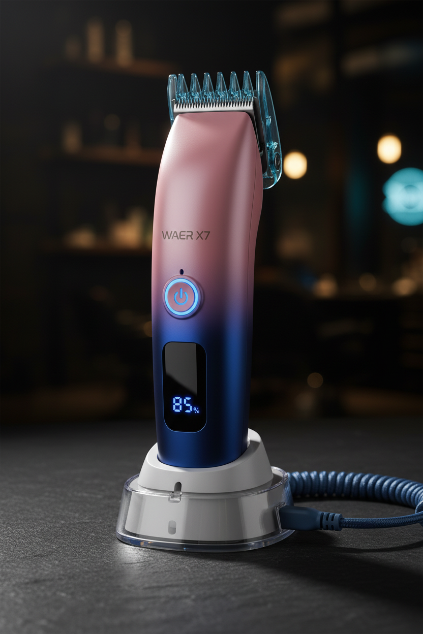 Máquina Cortadora de Cabello Profesional Waer X7 - imagen Pinterest vertical